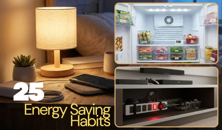 25 Energy Saving Habits for Everyday Life (30-Day System with Real Savings)