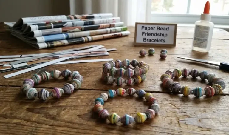 Paper Bead Bracelets
