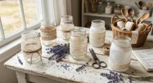10 Creative Lace Mason Jar Pantry Ideas for Visual Inspiration