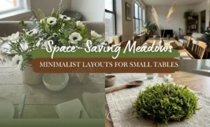 Space-Saving Meadows: Minimalist Layouts for Small Tables
