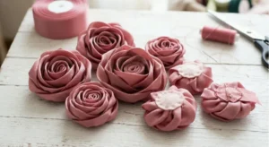 How to Make a Beautiful DIY Silk Ribbon Flower (Easy Tutorial)