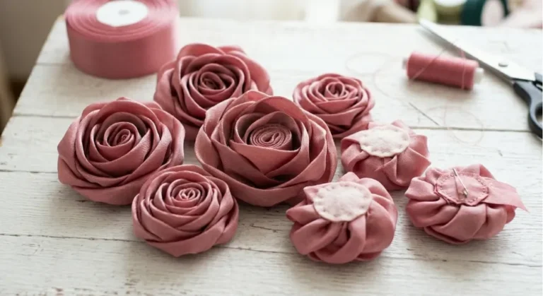 How to Make a Beautiful DIY Silk Ribbon Flower (Easy Tutorial)